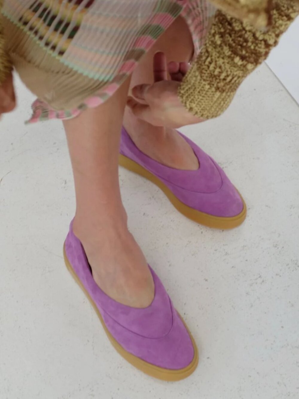 BEKLINA Margo Sneaker Jacaranda